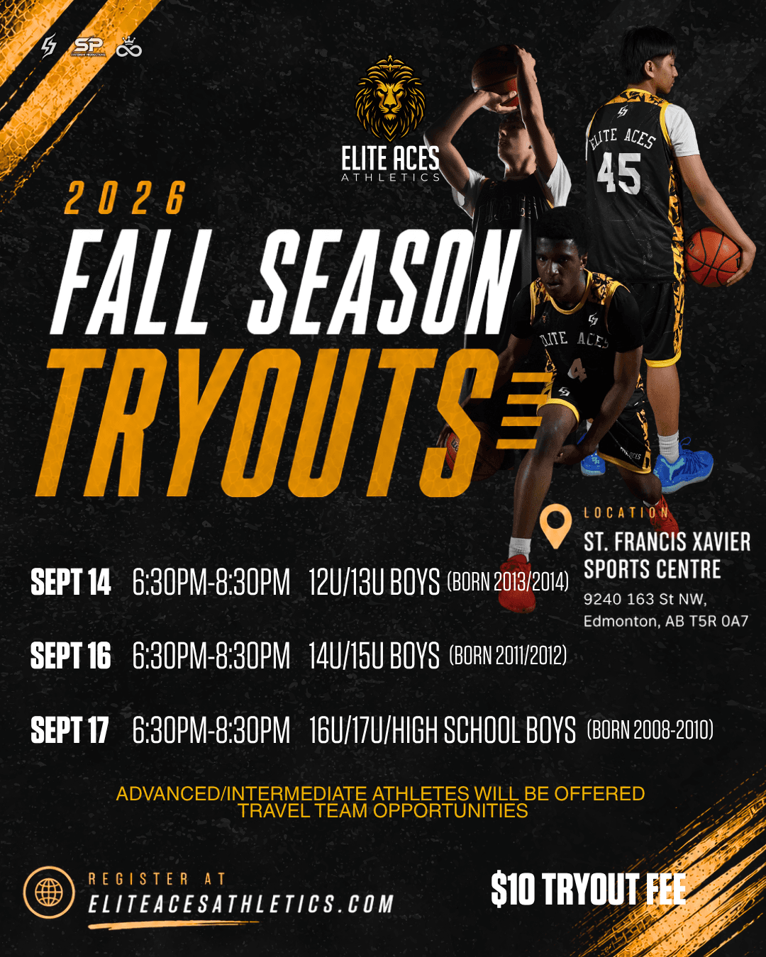 2026 Fall Season Tryouts