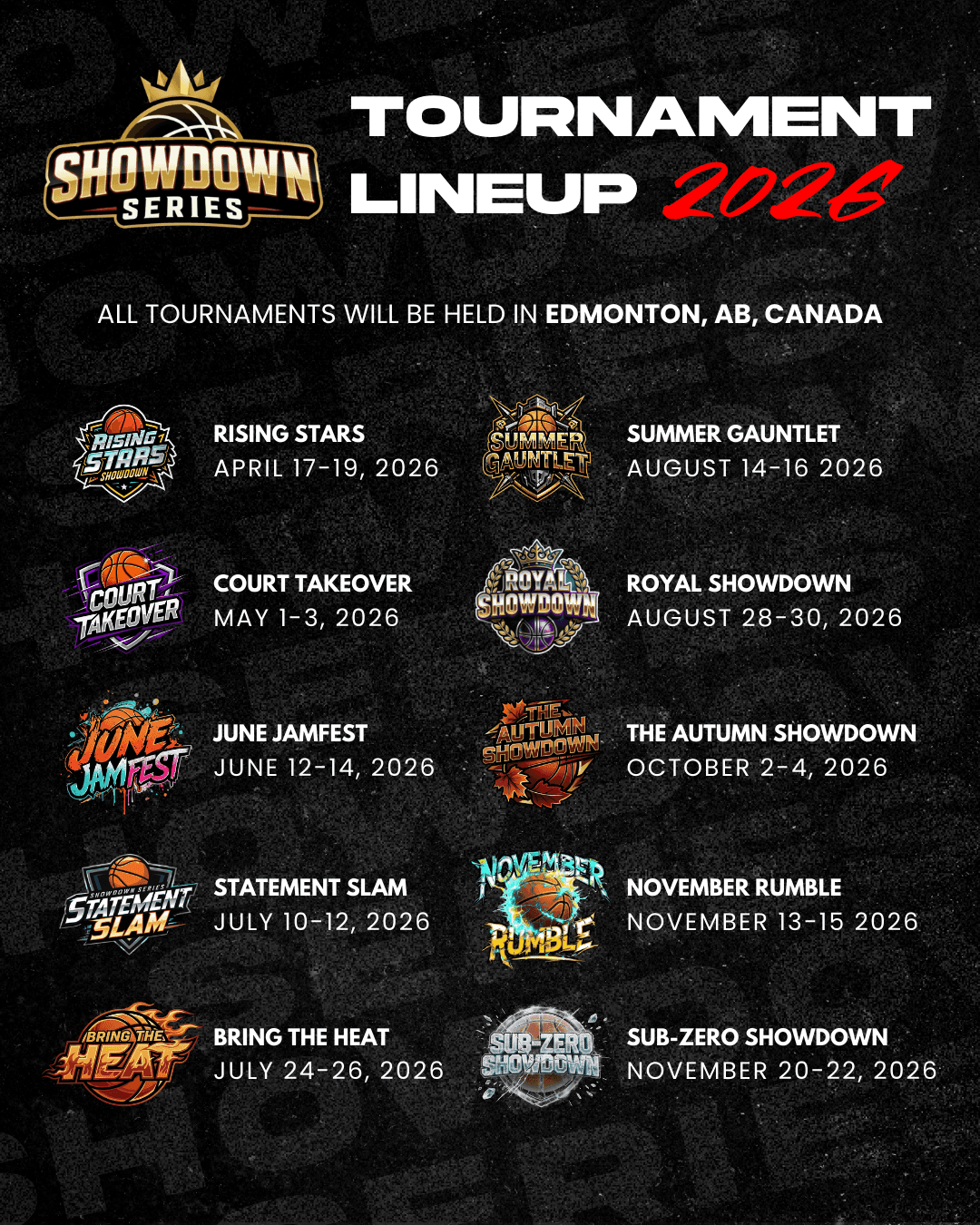 Showdown Series Tournaments