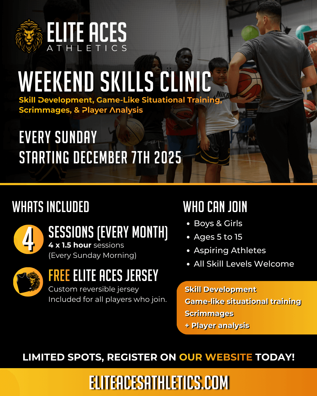 Join Our Weekend Skills Clinic!