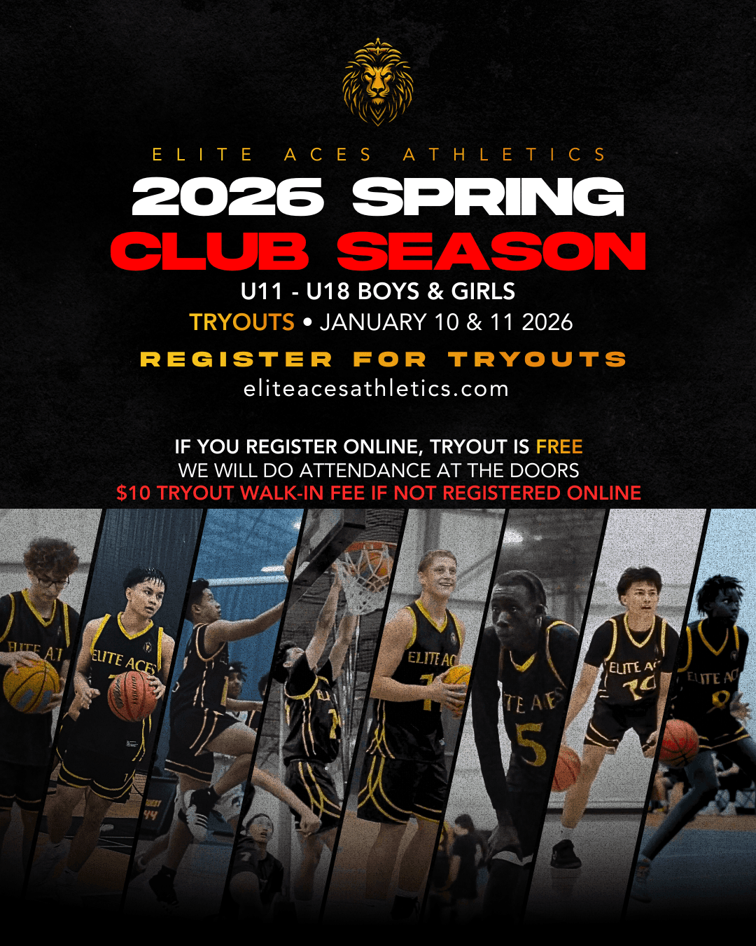 2026 Spring Club Season Tryouts